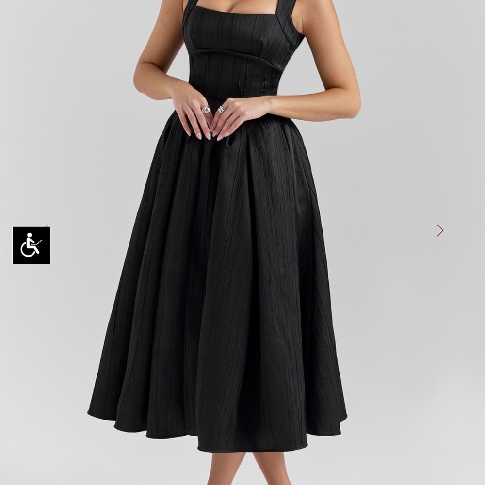 House of CB isabeau dress black